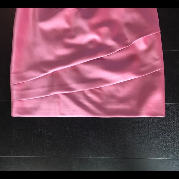 David’s Bridal Satin Pleated Bridesmaid Dress - Picture 5 of 8